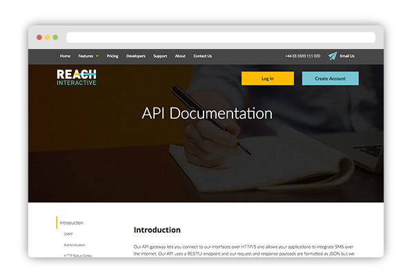 SMS API for Developers